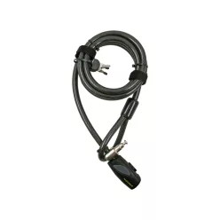 S741-163 STANLEY S741-163 családi kulcskábeles kerékpár zár, 3 kulcsos, 2400 mm hosszúság