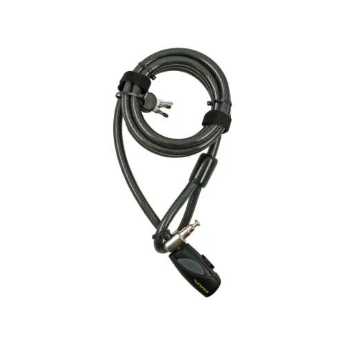 S741-163 STANLEY S741-163 családi kulcskábeles kerékpár zár, 3 kulcsos, 2400 mm hosszúság