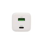SA65PPS HOME SA65PPS USB hálózati szupergyors töltő, 65Watt, 2in1: USB-A + USB-C aljzat, QC + PD + 