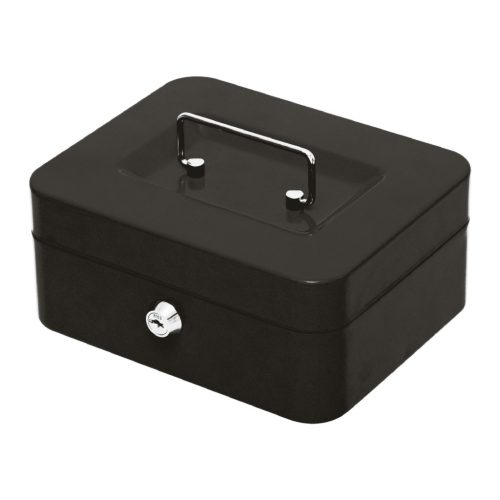 SAFEMONEY HOME SAFEMONEY pénzkazetta, acél, kivehető aprópénz tároló rekesz, 2 kulccsal, hordozható