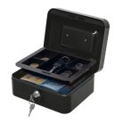 SAFEMONEY HOME SAFEMONEY pénzkazetta, acél, kivehető aprópénz tároló rekesz, 2 kulccsal, hordozható