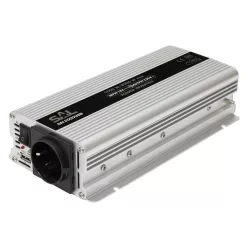 SAI_2000USB SAL SAI 2000USB feszültségátalakító, 1000 W, inverter, 500 mA USB töltő, gyermekzár