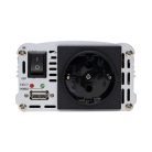 SAI_600USB SAL SAI 600USB feszültségátalakító, 300 W, inverter, 500 mA USB töltő, gyermekzár