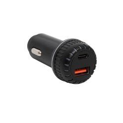 SAU34AC SAL SAU34AC autós USB töltő, 2in1, USB-A, USB-C, gyorstöltő, dupla töltő