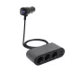 SAU80W SAL SAU80W autós feszültségelosztó és USB töltő, 3.4A USB töltő, max.80Watt, fém burkolat, V