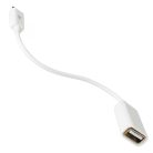 SA_044 Home SA 044 microUSB OTG kábel, USB-A aljzat, microUSB-B dugó, 2,1A, 16cm, 480 Mbps