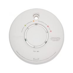   FireAngel SCB10-INT kombinált szén-monoxid vészjelző és füstérzékelő, beépített, nem cserélhető lítium elem, 10 év várható üzemidő, fehér