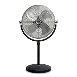   HOME SFI 45 álló fém ventilátor, 100 W, 3 fokozat, 45 cm-es lapátátmérő, állítható fejdőlésszög, fém lapát
