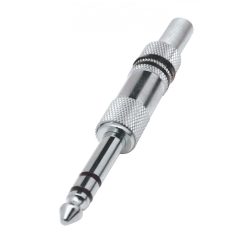 SK_3M Home SK 3M jack dugó, 6,3mm sztereó lengődugó, fém, törésgátló