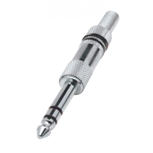 SK_3M Home SK 3M jack dugó, 6,3mm sztereó lengődugó, fém, törésgátló
