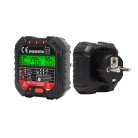 SMATESTER Home SMATESTER konnektor teszter, LED visszajelzők, Voltmérő, L-N, N-E, RCD mA, Fi és RCD