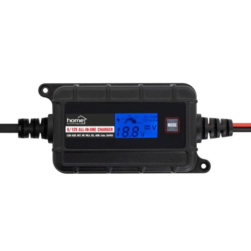 SMC20 Home SMC20 SMART akkumulátortöltő, 6-12V/2A, LCD kijelző, teljesen automatikus, minden elterj