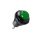 SP_12_GR Home SP 12/GR nyomógomb, 1 áramkör, záró, 250 V, 1,5 A, zöld
