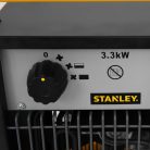 ST-033-240-E Stanley ST-033-240-E hordozható elektromos ventilátoros ipari fűtőtest, 1650W/3300W, I