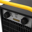 STANLEY ST-05-400-E hordozható elektromos ventilátoros ipari fűtőtest, 2500W/5000W, IPX4 védelem