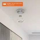 FireAngel ST-630-INT hő- és füstérzékelő, kombinált, Thermoptek multiszenzor, lángálló műanyag, tesztüzemmód, ~10 év élettartam, hálózatba kapcsolható