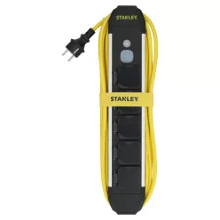   STANLEY SXSK-108 5-ös elosztó kapcsolóval, IP44, 5m kábel, H07RNF 3G1,5, max. 3680 W, kül- és beltéri kivitel
