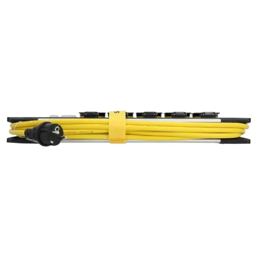 STANLEY SXSK-108 5-ös elosztó kapcsolóval, IP44, 5m kábel, H07RNF 3G1,5, max. 3680 W, kül- és beltéri kivitel