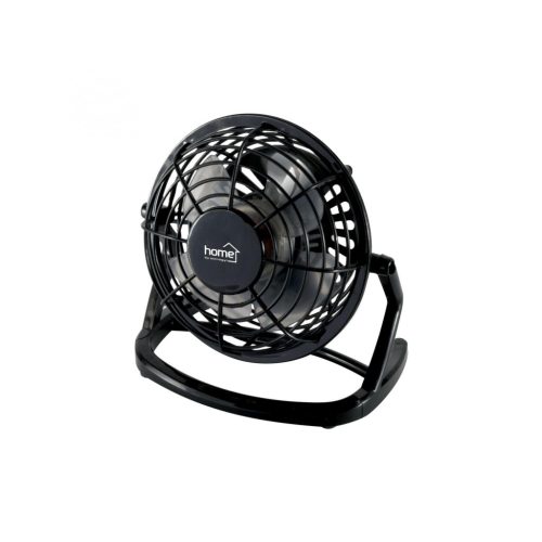 HOME TF 10 USB asztali ventilátor, 2,5 W, 10 cm-es lapátátmérő, 1 fokozat, 1,4 m USB vezeték, fekete