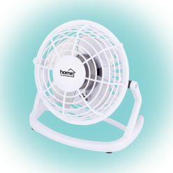 TF_10_USB_WH Home TF 10 USB/WH asztali ventilátor, 2,5 W, 10 cm-es lapátátmérő, 1 fokozat, 1,4 m US