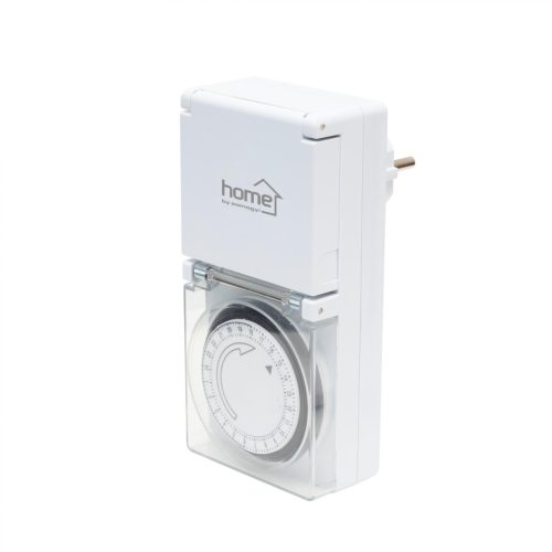 HOME TG 24 mechanikus időzítő óra, max. 16 A / 3680 W, 24 óra programozhatóság, IP44, kültéri