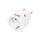 HOME TH2300 távirányítható mini hálózati aljzat, max. 2300W, 40m hatótáv, LED visszajelző
