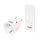 HOME TH2311 távirányítható mini hálózati aljzat szett, 2300 W, 1 aljzat + 1 távirányító