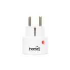 HOME TH2313 távirányítható mini hálózati aljzat szett, 2300 W, 3 aljzat + 1 távirányító, 40m hatótáv