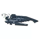 TU206K True Utility Fishface, TU206K, 18 in 1, csavarkulcs, laposfejű csavarhúzó, fekete titánbevon