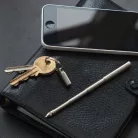 TU246K True Utility Telepen, TU246K, teleszkópos kialakítás, szálcsiszolt rozsdamentes acél test, a