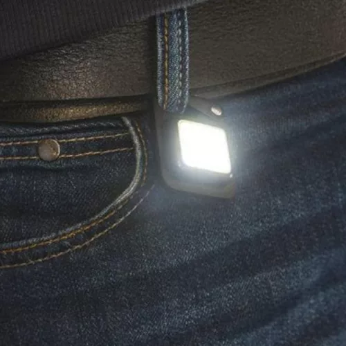 TU919K True Utility Buttonlite, TU919K, tölthető lámpa, 4 funkció, 47 lm COB LED, Li-ion, rozsdamen