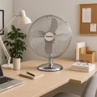 TVI-335 Techwood TVI-335 fém asztali ventilátor, 30 cm-es lapátátmérő, 45 W, 3 sebesség, oszcillálá