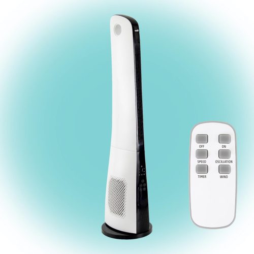 TWFR_110 Home TWFR 110 oszlopventilátor, 45 W, 110 cm, 3 fokozat, 50°-os oszcillálás, távirányító, 