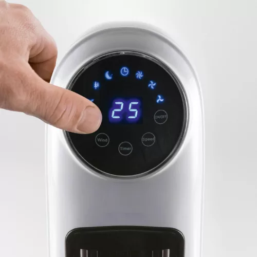TWFR_120 Home TWFR 120 oszlopventilátor, 50 W, 120 cm, 3 fokozat, 75°-os oszcillálás, távirányító, 