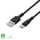 USBAC1 Home USBAC1 töltőkábel, USB-A / USB-C, 2.1A, 1m, szövött, fekete
