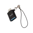 USBCA3 Home USBCA3 usb-c átalakító, USB3.0, 3.0 A, 60 W, USB-C dugó, USB-A aljzat, gyorstöltés, ada