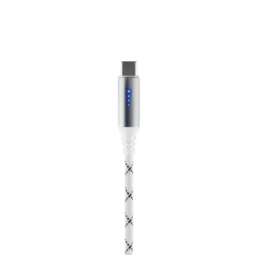 USBCC2M100L Home USBCC2M100L töltőkábel, USB-C / USB-C, 2 méter, 100W gyorstöltés, töltésjelző LED-