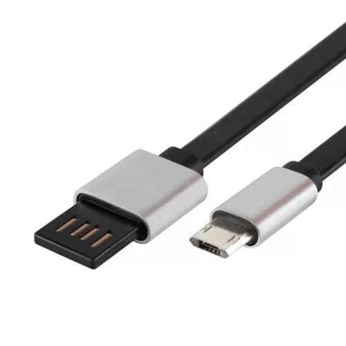 USBF_2 Home USBF 2 töltőkábel, 2 oldalú, fordítható, USB-A dugó, microUSB-B dugó, 2m, 2,1A, adatkáb