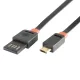 USBF_3 Home USBF 3 töltőkábel, 2 oldalú, fordítható, USB-A dugó, microUSB-B dugó, 3m, 2,1A, adatkáb