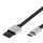 USBF_C2 Home USBF C2 töltőkábel, USB-A/USB-C, fordítható USB-A, 2m, 2,1A, adatkábel