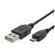 USB_A_MICRO-1 Home USB A/MICRO-1 töltőkábel, 1m, 1A, adatkábel