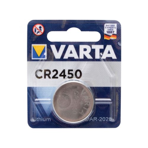 VARTA_CR2450 VARTA CR2450 gombelem, lítium, CR2450, 3V, 1 db/csomag