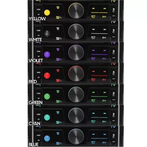 VB5500 SAL VB5500 SMART autórádió, 4x50W, 2xDIN, FM RDS, USB-microSD, MP3 lejátszó, dupla USB aljza