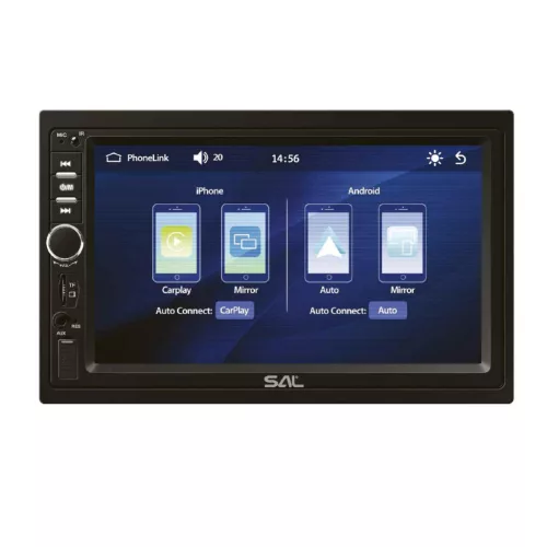VBX910 SAL VBX910 autórádió és multimédiás lejátszó, CPAA multimédia, iOS CarPlay és Android Auto, 