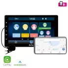 VB_X1000 SAL VB X1000 autórádió és multimédiás lejátszó, 4 x 45 W, 2 + 1 RCA, CarPlay, Android Auto