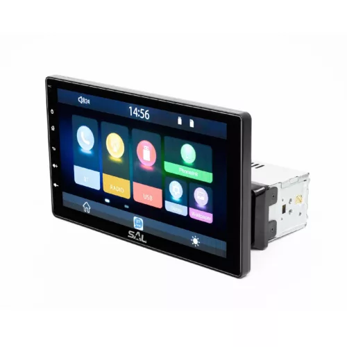 VB_X1000 SAL VB X1000 autórádió és multimédiás lejátszó, 4 x 45 W, 2 + 1 RCA, CarPlay, Android Auto