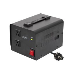 VTF1000VA HOME VTF1000VA feszültségátalakító, max.1000VA, 230V/110V transzformátor, dupla 110V kime