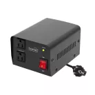 VTF200VA HOME VTF200VA feszültségátalakító, max.200VA, 230V/110V transzformátor, dupla 110V kimenet