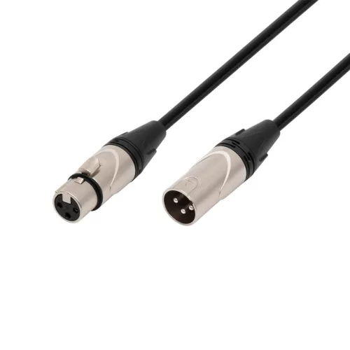 XLR10 SAL XLR10 audio kábel, XLR dugó / XLR aljzat, 10 méter, 6mm, fém, réz vezeték