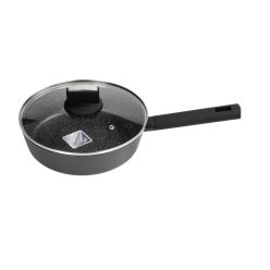 ZLN0874 Zilan ZLN0874 Spotty Chef magasfalú serpenyő fedővel, 24 cm, 2,4 literes, tapadásmentes bev